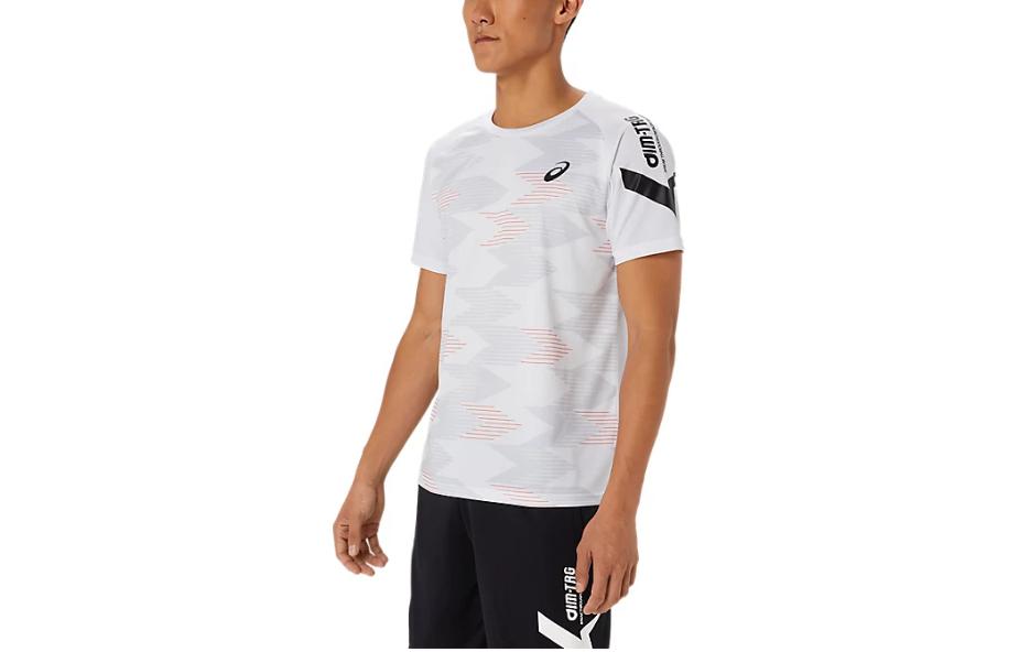 Asics A-I-M Dry Graphic Short Sleeve T-Shirt 'Brilliant White' 2031E553-100