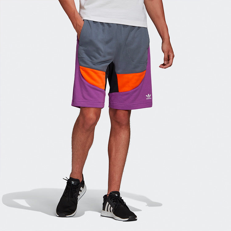 adidas originals Outdoor Short Colorblock Sports Shorts Gray FM3703