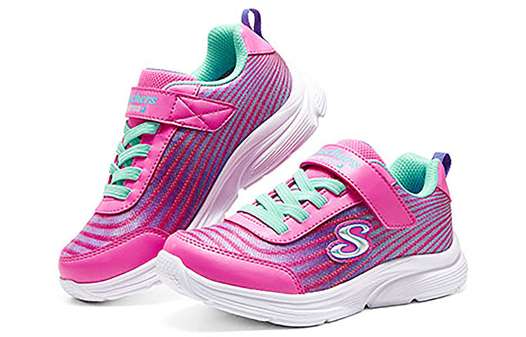 (GS) Skechers Dreamy Dancer Radiant Rogue Sneaker 'Pink Green' 303393L-HPMT
