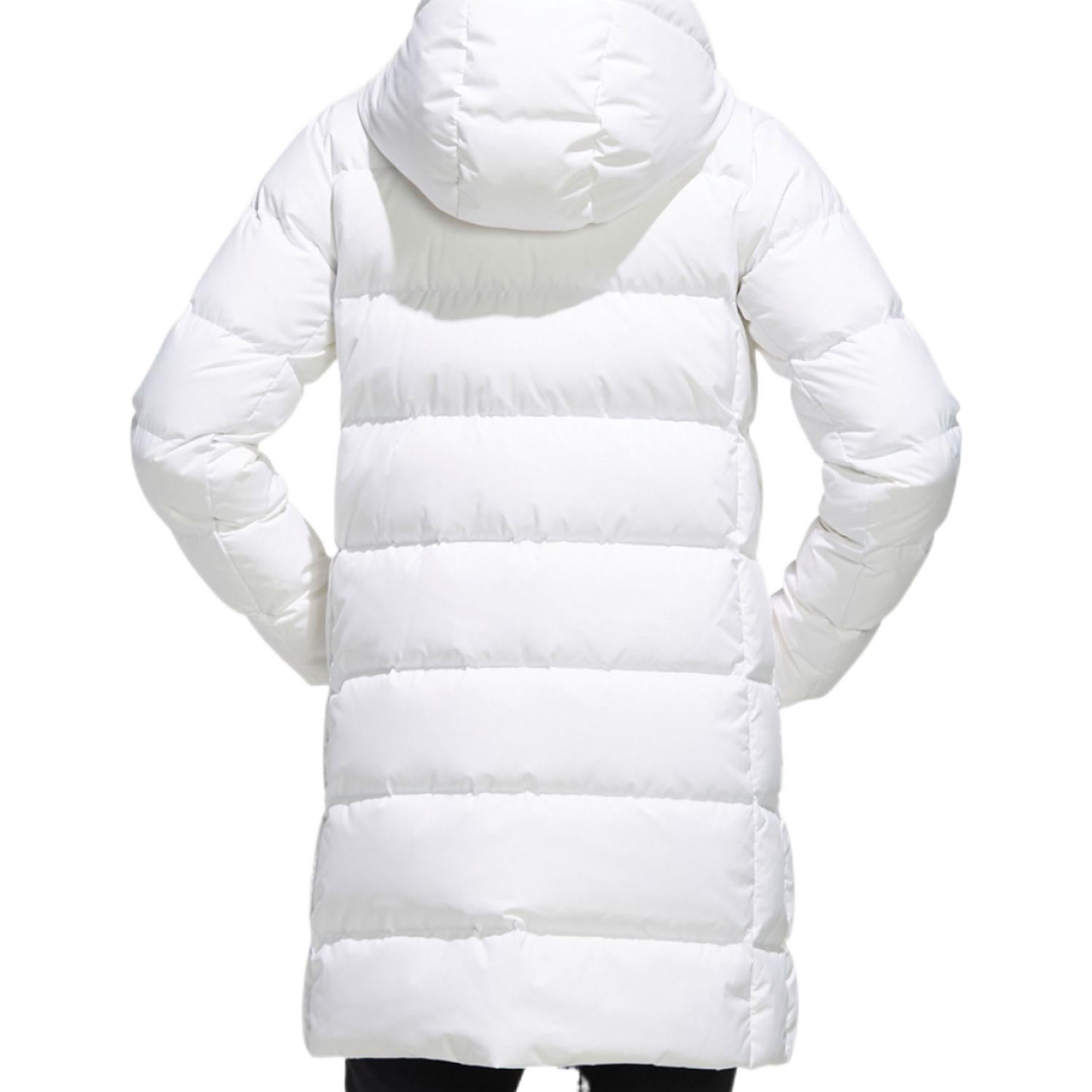 (WMNS) adidas Long Padding Prime Long Down Jacket Asia Sizing 'White' FQ7570