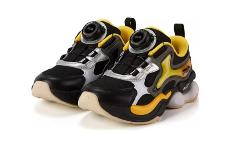 (PS) FILA Casual Sneakers 'Black Yellow' K14B311108FBA
