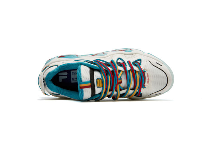 FILA FUSION x Mitchell & Ness Bank Vertical Sneakers 'White Blue' T12M343217FBS