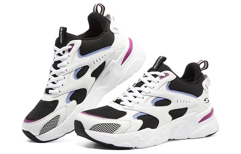 (WMNS) Skechers Bob's Bamina 'White Navy' 117361-WBPR