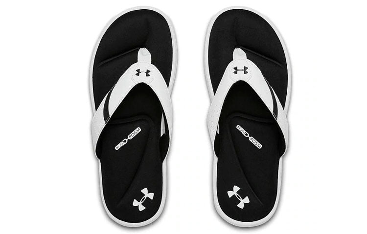 Under Armour Ignite 3 Sandal 'White Black' 3022707-101