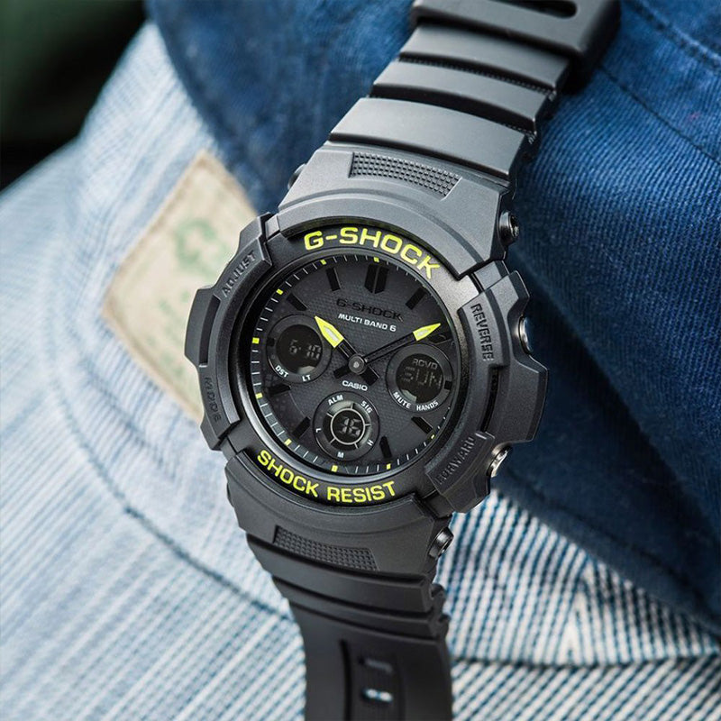 CASIO G-Shock Analog-Digital 'Black Green' AWR-M100SDC-1A