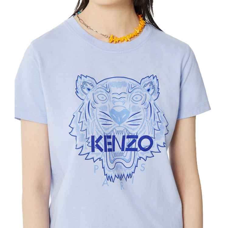 KENZO Series Pattern Short Sleeve Purple FA5-2TS7154V6-65
