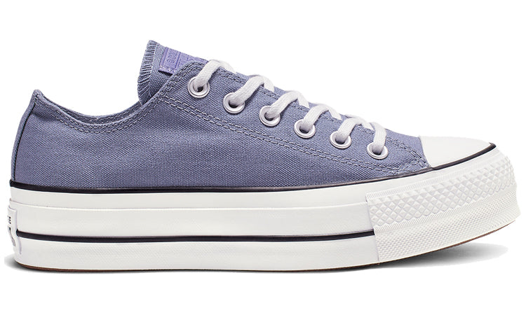 (WMNS) Converse Chuck Taylor All Star Platform Low Top Thick Sole Blue Grey 564997C