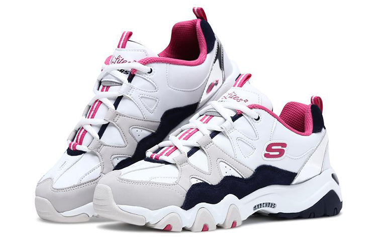 (WMNS) Skechers D'Lites 2.0 'White Red' 88888112-WFUS
