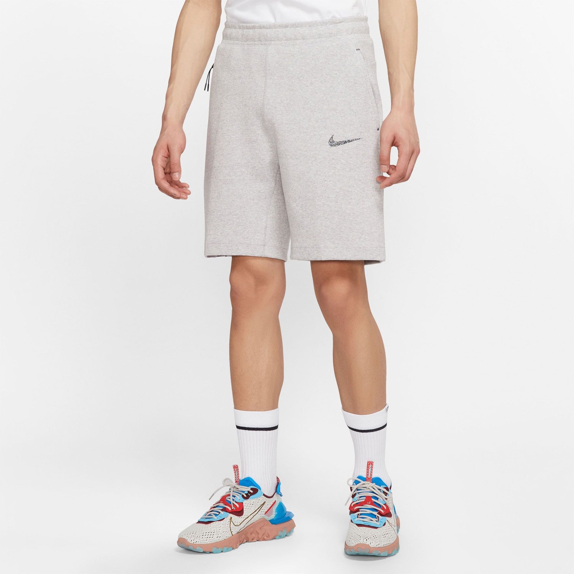 Nike Logo Cozy Casual Training Sports Shorts Gray CJ5489-902