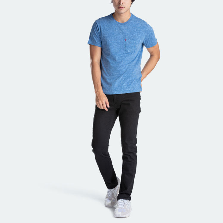 Men's Levis Casual Round Neck Short Sleeve Blue T-Shirt 19342-0127