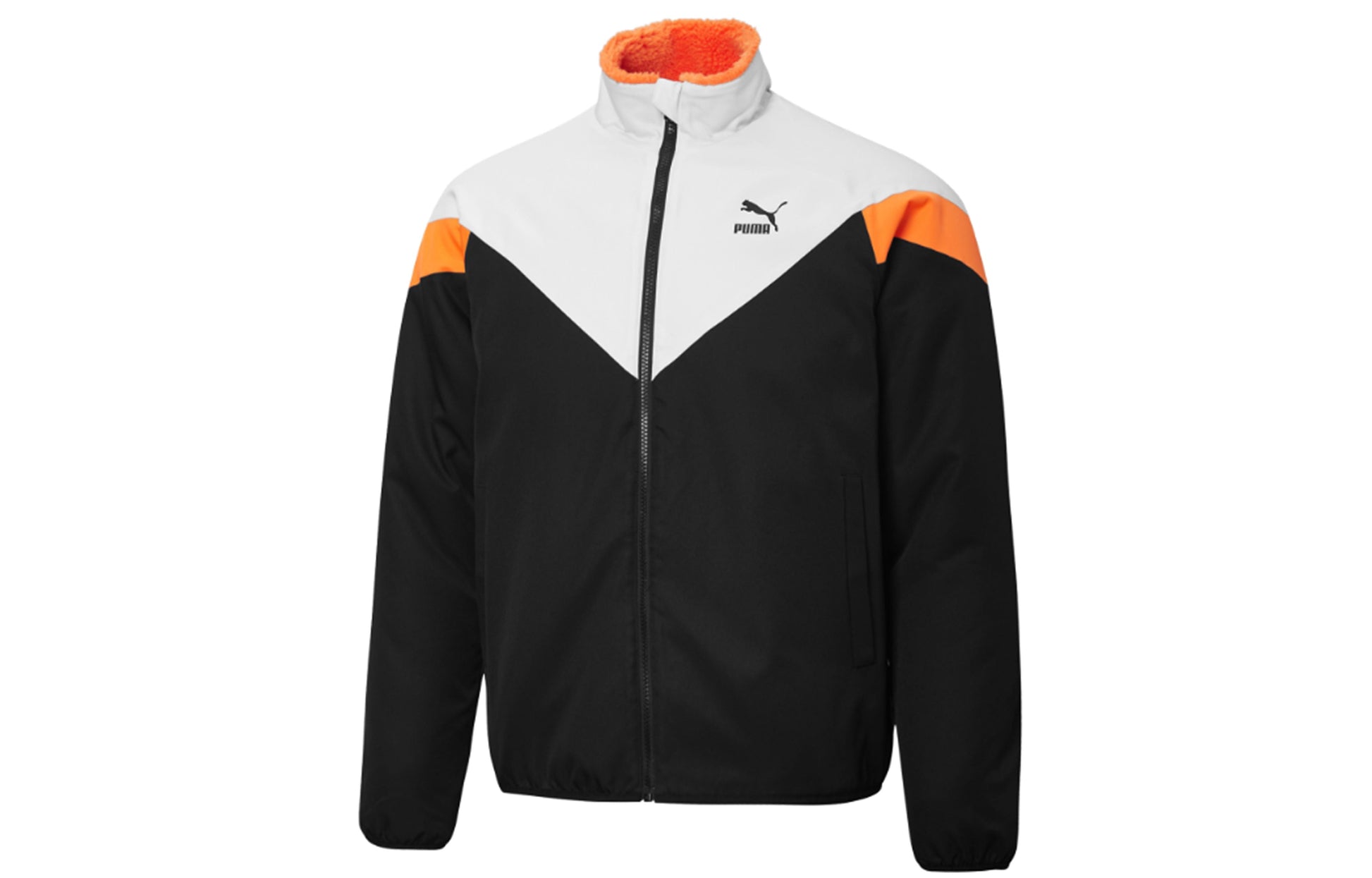 PUMA Iconic MCS Reversible Track Jacket 'Orange Black White' 530028-51