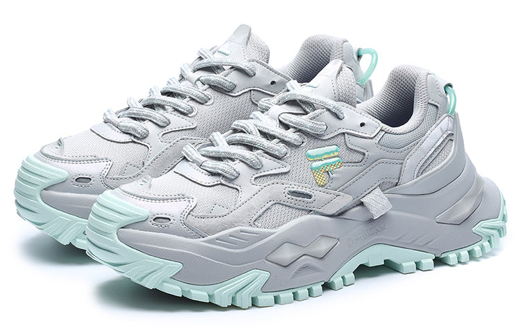 (WMNS) FILA FUSION Bianco Sneakers 'Grey Blue' T12W221303FVC