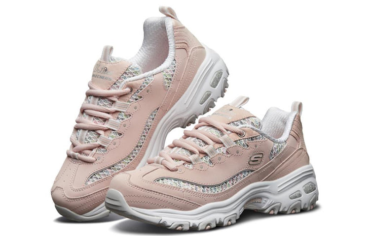 (WMNS) Skechers D'lites 1.0 Light-Pink/White 13144-LTPK