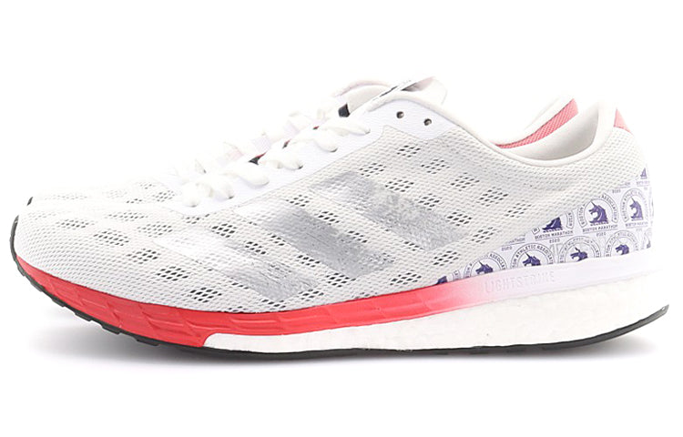 adidas Adizero Boston 9 'White Scarlet' FX8499