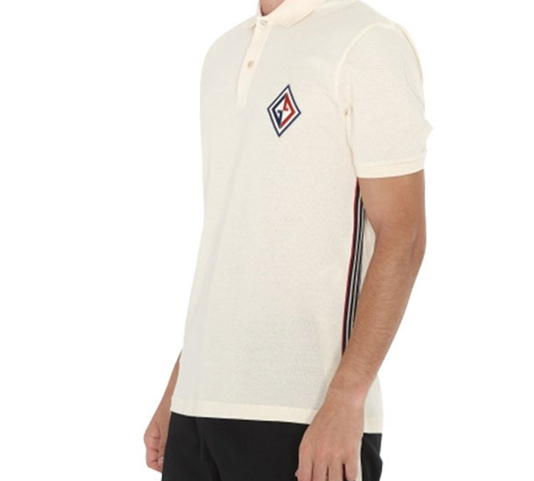 Gucci Embroidered Logo Short Sleeve polo White 564651-XJAYM-9247