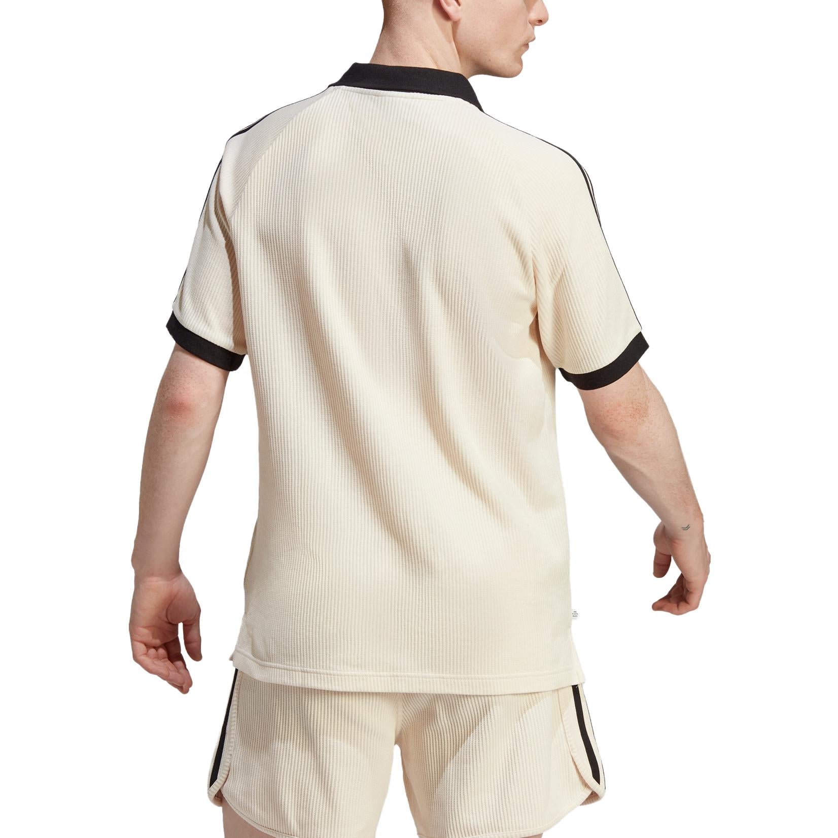 adidas originals Adicolor Classics Waffle Polo Shirt 'Beige' HA9311