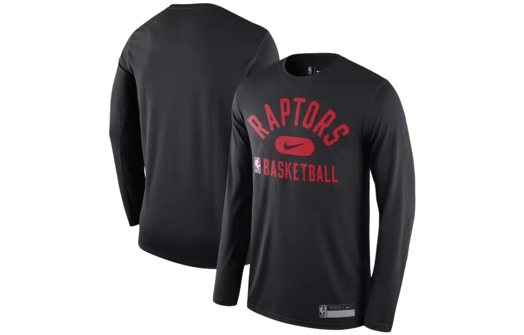 Nike Toronto Raptors long sleeves top 'Black' DA5981-010