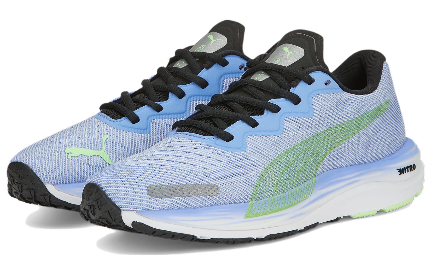 (WMNS) PUMA Velocity Nitro 2 'Elektro Purple Fizzy Lime' 376262-14