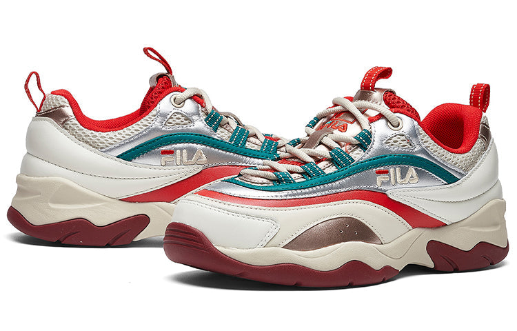 (WMNS) FILA Ray VNTGLow Running Shoes GS White/Silver F12W011104FWS