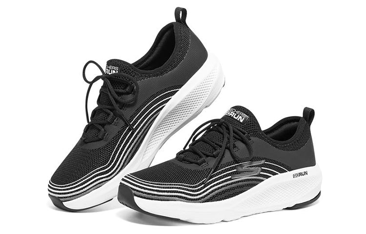 (WMNS) Skechers Go Run Elevate 'Black White' 128329-BKW