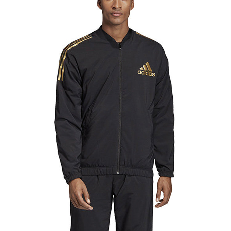 adidas Casual Training Sports Jacket Black DX7717