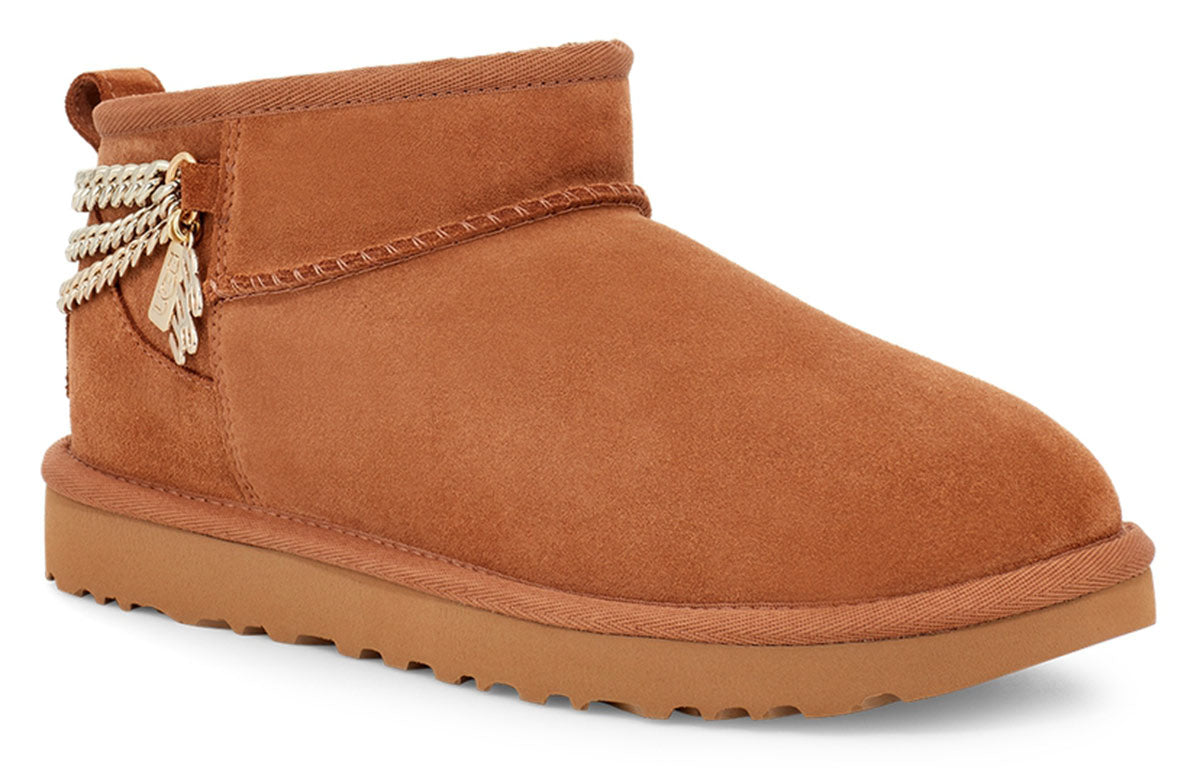 (WMNS) UGG Classic Ultra Mini Chains 'Chestnut' 1117933-CHE