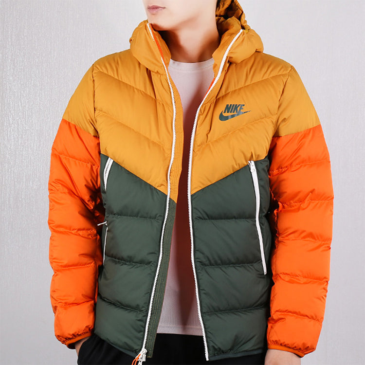 Nike Sportswear Windrunner Down Fill 'Orange Green' 928834-727