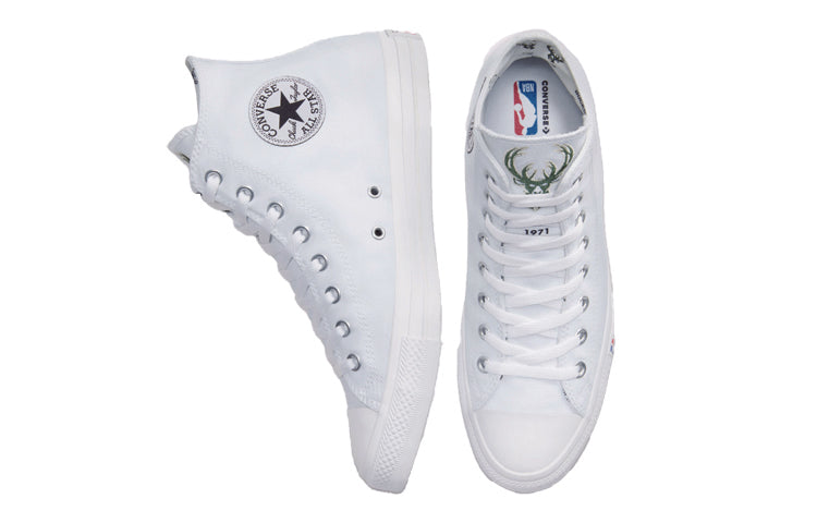 Converse x Milwaukee Bucks NBA Chuck Taylor All Star 'White Green' 169090C
