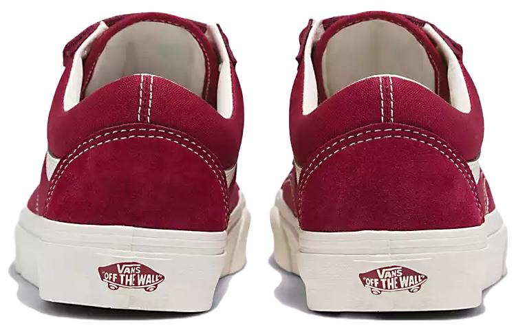 Vans Old Skool V Suede Canvas 'Red White' VN0A3D29DBW