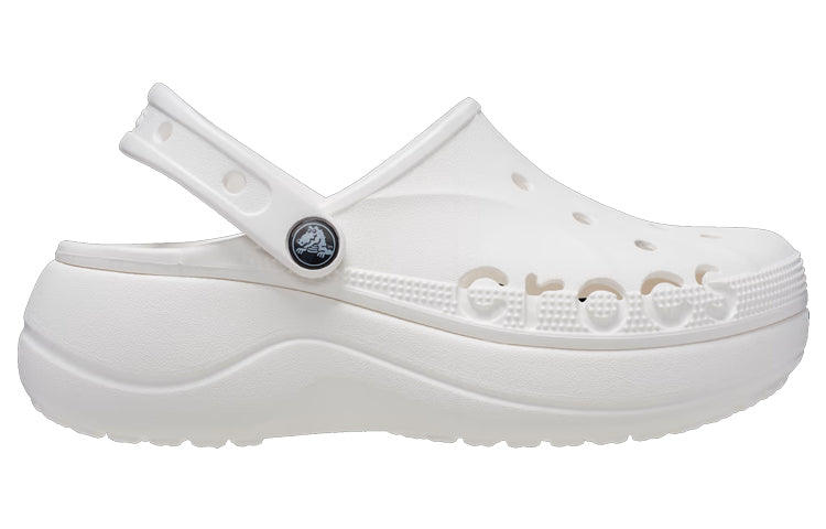(WMNS) Crocs Classic Baya Platform Slide 'White' 208186-100