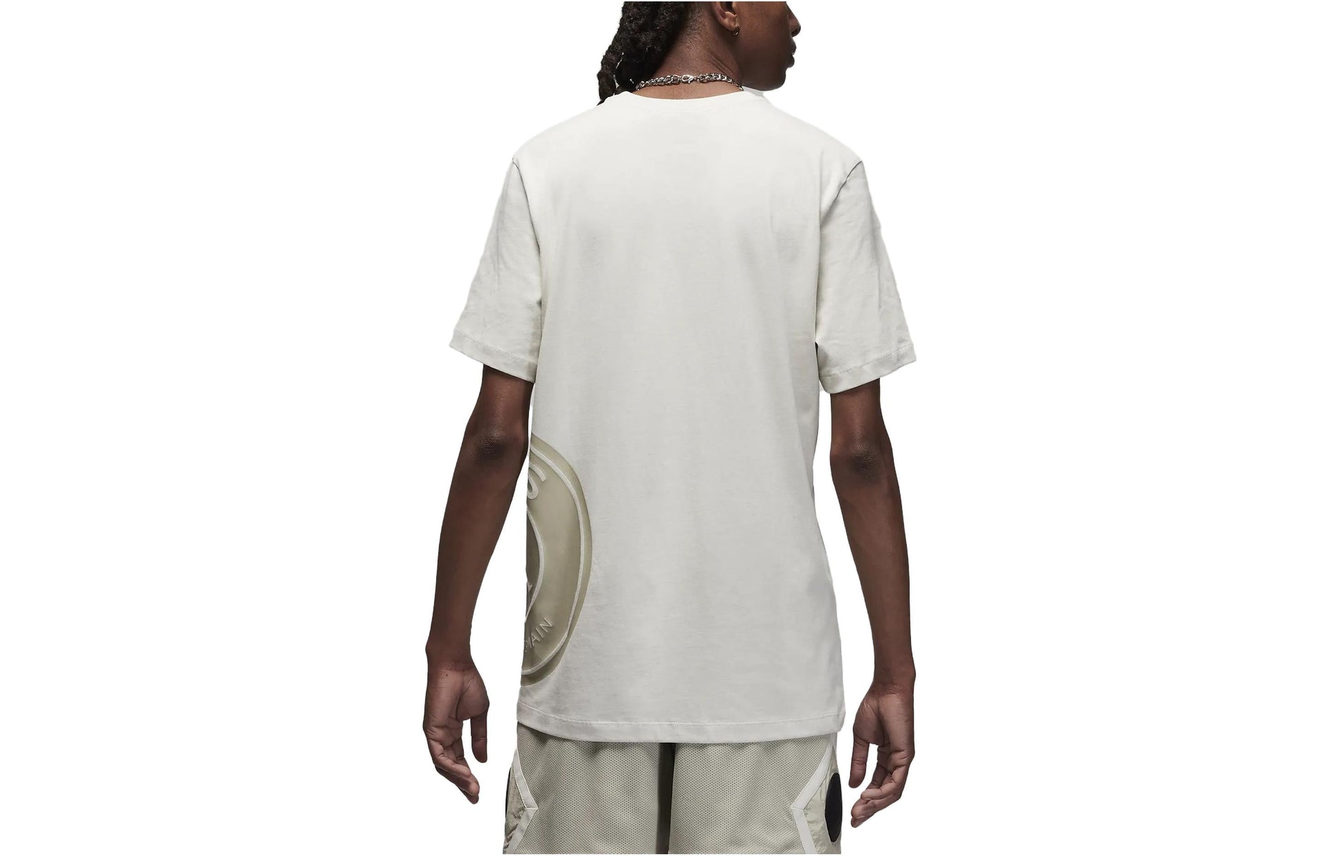 Air Jordan x Paris Saint-Germain Logo T-Shirt 'Light Bone' DZ2917-072