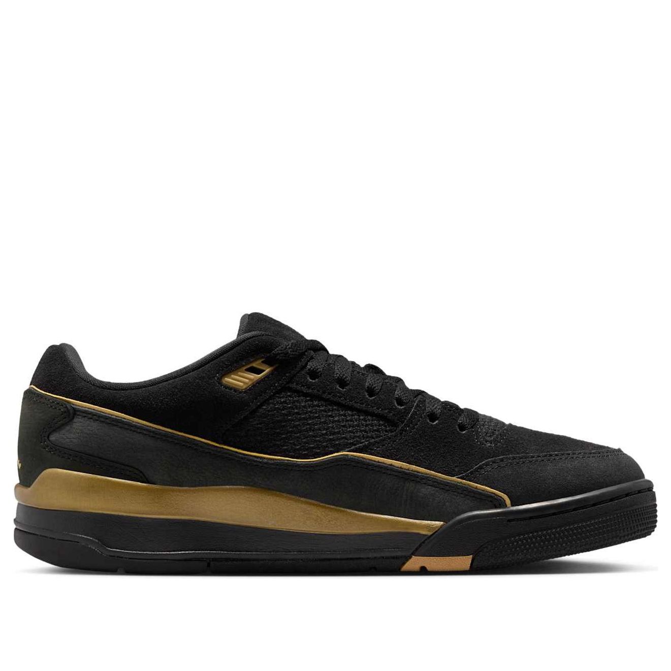 Air Jordan Flight 'Court Black Metallic Gold' HF3255-070