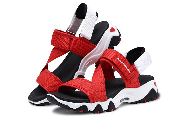 (WMNS) Skechers D'Lites 2.0 Sandals Red 88888181-RDW