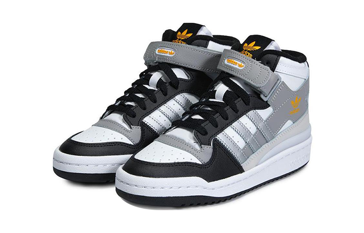 (GS) adidas originals Forum Mid 'White Black Silver' GY7062