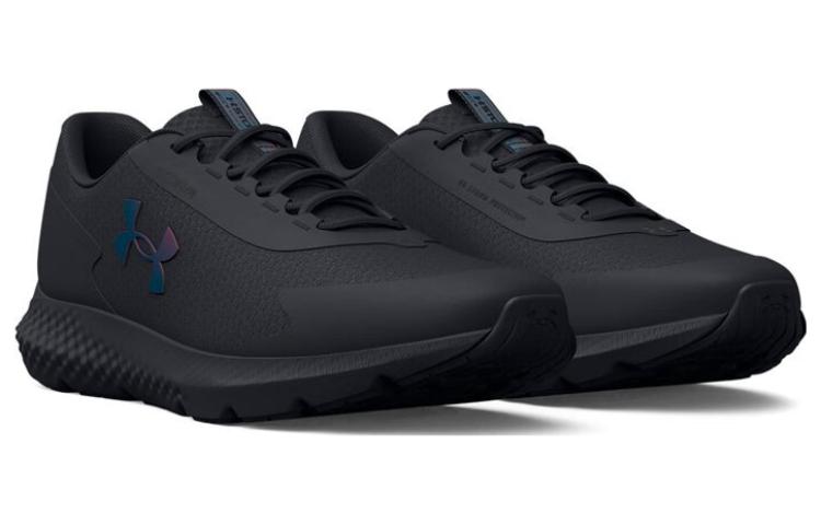 (WMNS) Under Armour Charged Rogue 3 Storm 'Triple Black' 3025524-001