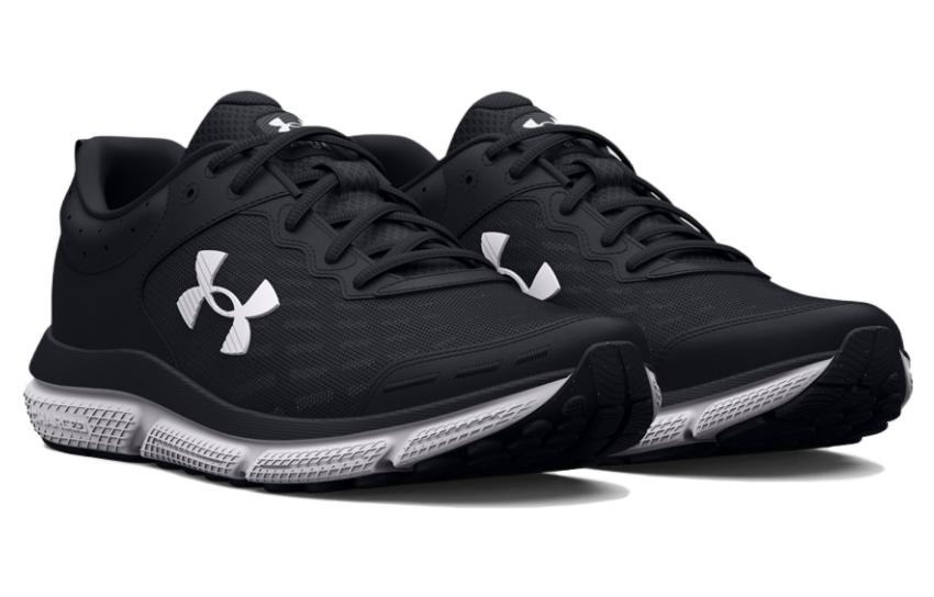 (WMNS) Under Armour Charged Assert 10 'Black White' 3026179-001