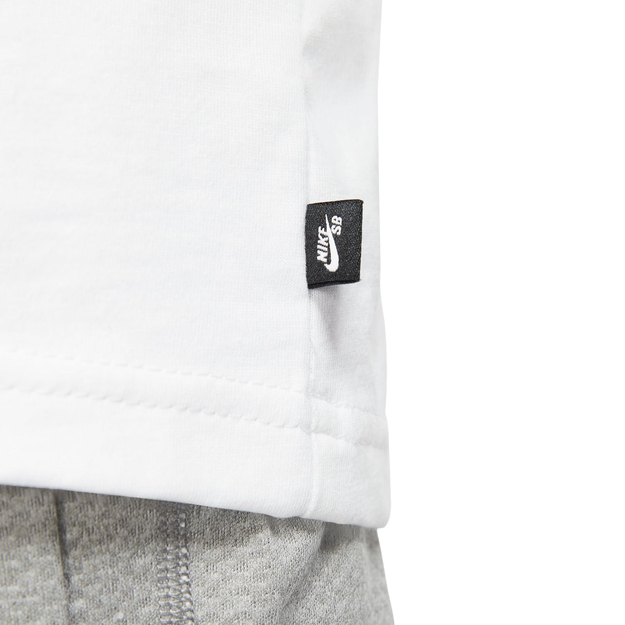 Nike SB Skateboard Big Logo Skateboard Short Sleeve White CV7540-100