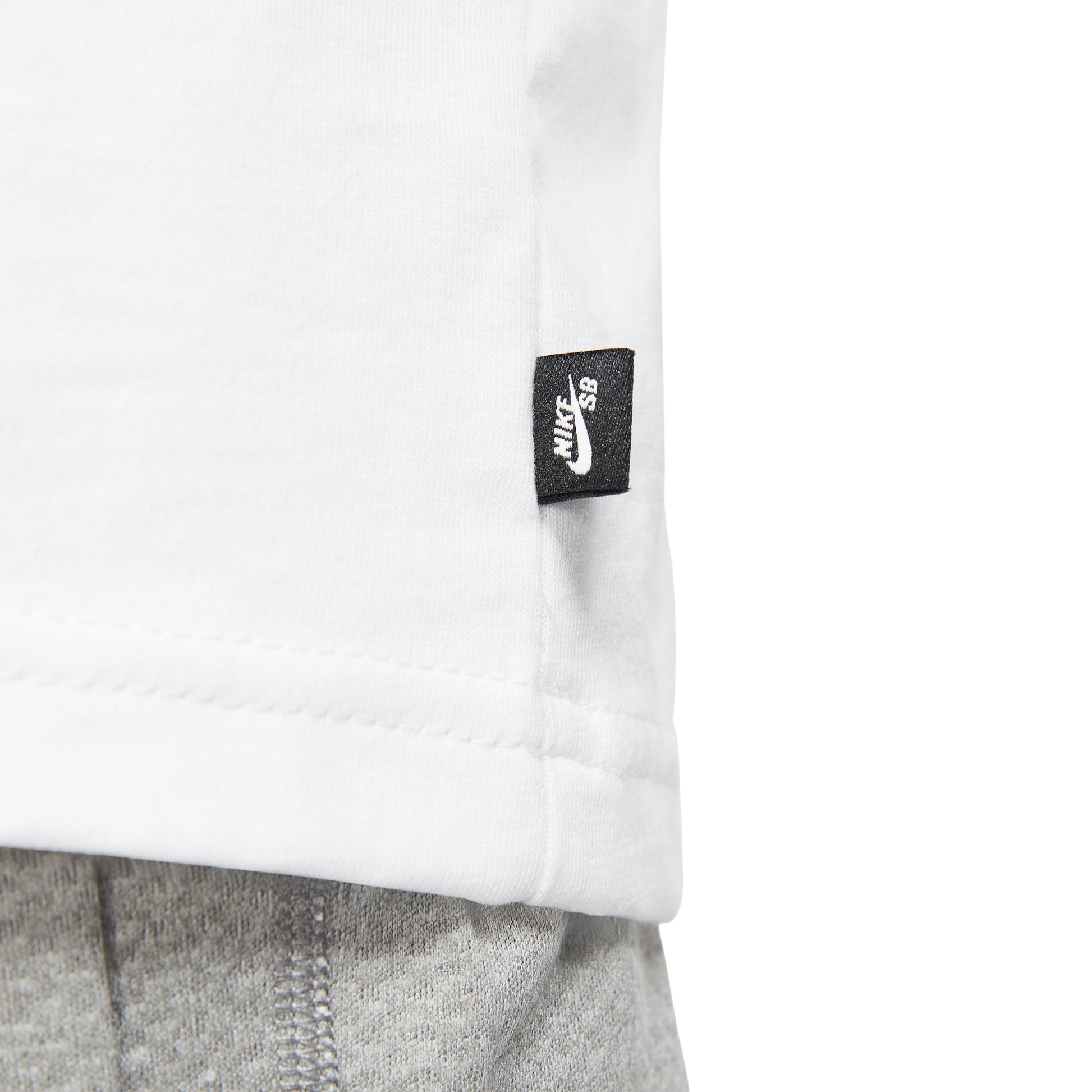 Nike SB Skateboard Big Logo Skateboard Short Sleeve White CV7540-100
