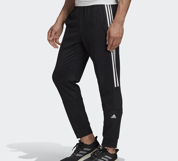 adidas M MH BOS TP SJ Training Series Sports Pants Black FM6813