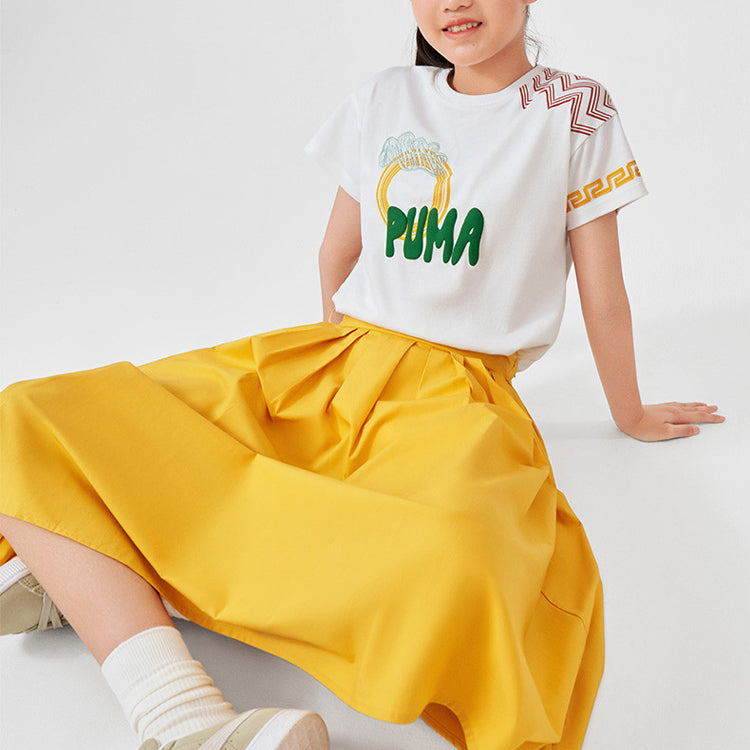 PUMA Logo T-Shirt 'White' 539609-02