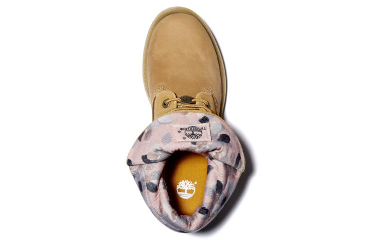 (WMNS) Timberland Roll Top Boots Basic 'Wheat with Dot Print' A2MF6231