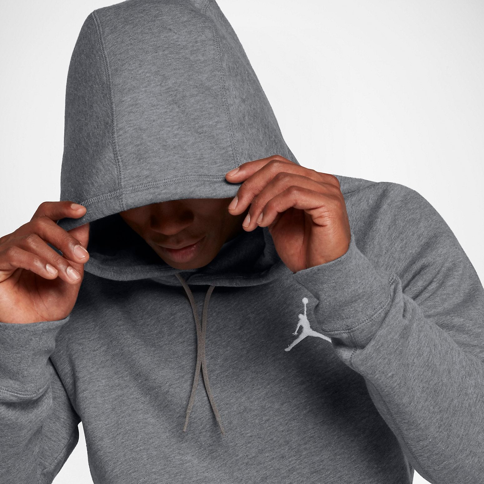 Air Jordan Fleece Hoodie 'Grey' 823067-091