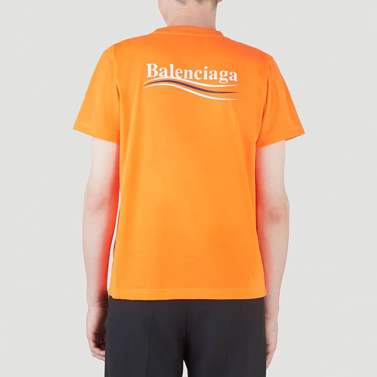 Balenciaga Political Campaign T-Shirt Large Fit 'Orange' 620967TKVE8