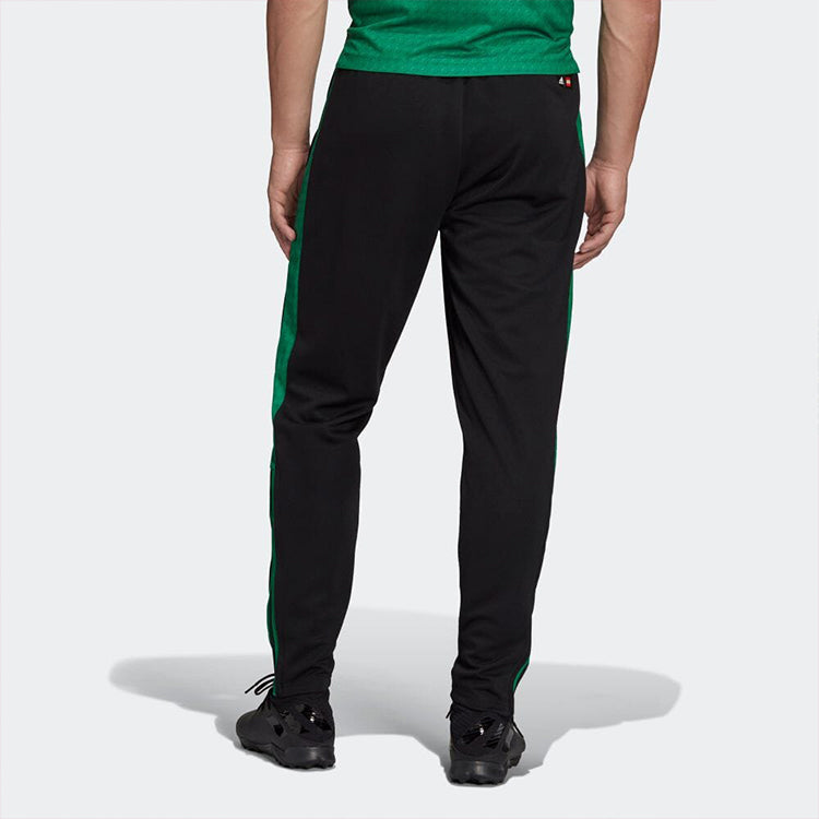 Men's adidas Stripe Casual Sports Breathable Long Pants/Trousers Japanese Version Black HC9797