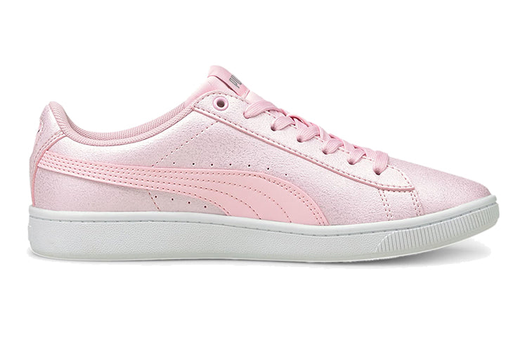 (GS) PUMA Vikky V2 Glitz 2 Casual Board Shoes Pink/White 373168-05