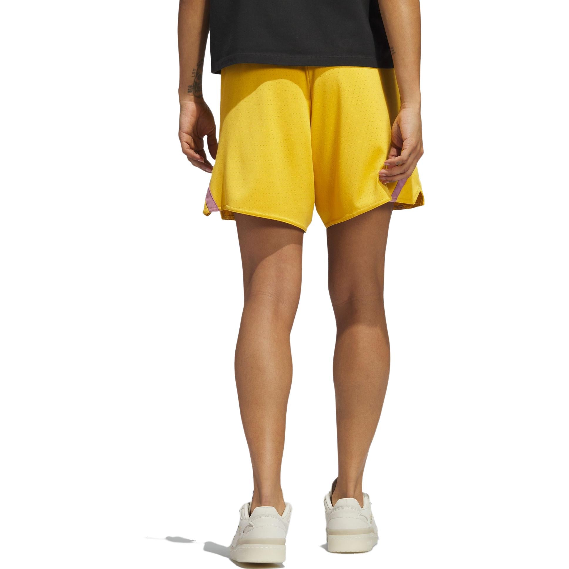 (WMNS) adidas Select Basketball Shorts 'Yellow' IJ5261