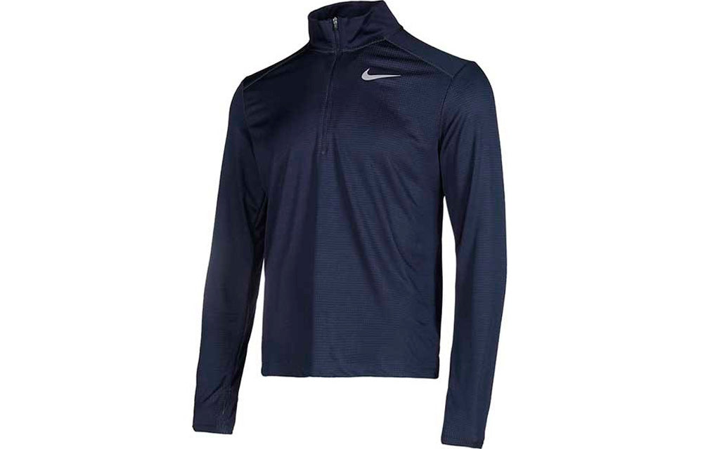 Nike Pacer Dri-FIT Cardigan Running Sports Long Sleeves Navy Blue BV4756-452