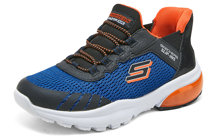 (GS) Skechers Slip-ins Razor Flex Air Sneaker 'Blue Black Orange' 403839L-RYBK