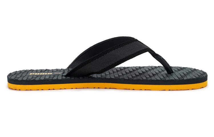 (WMNS) PUMA Flip X2 IDP Sandals Black/Yellow 380295-02