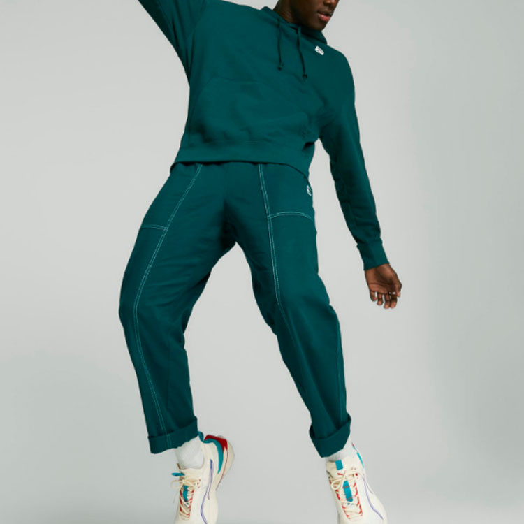 PUMA Downtown Hoodie 'Green' 537750-24